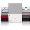 Blumtal Lenzuolo con Angoli una piazza e mezza 120x200 topper in Cotone 150g/m² - Lenzuola letto con Angoli topper - Lenzuolo Sotto con Angoli - Lenzuolo Angoli - altezza materasso 10 cm - in grigio