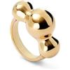 UNO DE 50 Anello con vetro verde, forma triangolare, misura 15, placcato in argento sterling, Gioielli fatti a mano, es_ES