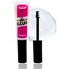 GLAM UP Glam'Up Paris - Gel fissante per sopracciglia, colla per sopracciglia, finitura naturale, applicatore a perno, lunga tenuta, trasparente
