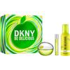 DKNY Be Delicious Set Regalo da Donna - Eau de Parfum 100ml, Formato de Viaggio 15ml, Mousse da doccia 150ml - Fraganza Floreale Fruttata Persistente
