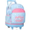 Disney Topolino Vibes Zaino per bambini, zaino scuola, realizzato in poliestere, tasche laterali, spalline larghe regolabili, maniglia superiore per appenderla, sistema Magic Fix., blu, Taglia unica