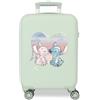Disney Adorabile Stitch Moods Valigia da Cabina Rigida ABS Chiusura a combinazione Laterale 4 Ruote Doppie Bagagli Mano, I Heart You, Taglia unica, Valigia 50