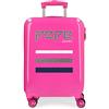 Pepe Jeans World Fuchsia Hardside Carry-On Suitcase