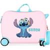 Disney Valigia per bambini Joumma Stitch Rosa 50x38x20 cm Rigida 1,8 kg Lucchetto a combinazione laterale ABS 1,8 kg 38L Bagaglio a mano