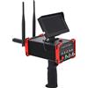 SONK Metal detector, Kit rilevatore di oro in metallo con schermo HD con barra del segnale dell'indicatore per auricolari, Treasure Finder Metal Scanner Gamma di ricerca 99 metri per oro argento rame(EU)