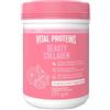Vital Proteins Beauty Collagene con Acido Ialuronico, Collagene Bovina Idrolizzato, Biotina, Per Pelle, Capelli, Unghie, 15g di collagene per porzione, 271g senza cucchiaio, Gusto fragola Limone