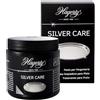 Hagerty Silver Care Crema per argento 185g I Efficace lucidante per pulizia & cura di argento & metallo argentato I Detergente per argenteria ossidata, piatti, vassoi I Con spugna