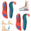 Electri-HQ 2 paia Solette Ortopediche Supporto Per Arco Plantare, Solette Scarpe Plantari Ortopedici Per Piede Piatto,sport Solette Scarpe Per Piedi Piatti, Fascite Plantare, Per Uomini E Donne (M,39-40)