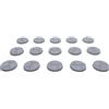 EnderToys - Base per piastra in metallo (x15), inserti e accessori per miniature Wargame da tavolo da 28 a 32 mm, stampati 3D e verniciabili