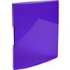 Exacompta Iderama PP - Raccoglitore ad anelli flessibile, A4, 2 anelli, dorso 20 mm, confezione da 5