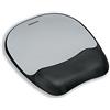 Fellowes 9175801 Tappetino Mouse con poggiapolsi in Memory Foam, grigio