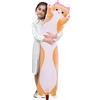 Kekeso Gatto Peluche Cuscino Lungo, Morbido Carino Gatto Cuscino Di Peluche, Gattino Ripiene Carino Peluche Regalo Per Bambini Fidanzata (50cm/19.68inch, Yellow)
