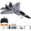 IXYHKB Aeroplano Telecomandato, 2.4Ghz 2 Canali Aereo Telecomandato con Luce LED Aliante Volante Telecomandato con Sistema Giroscopico a 3 Assi Aliante Radiocomandato con Ricarica USB per Bambini Adulti