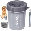 Tinioey - Pulisci Zampe Cane, Lava Zampe per Cani, Pulitore Zampe Cane con 3 Asciugamani Assorbenti, Accessori Pulizia Zampe Cane, Set Regalo Lavazampe per Cani di Piccola e Media Taglia