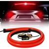 Keiurot Terza Fascia di Luci di Frenata a LED con Frecce Sequenziali, Indicatore di Avviso a Doppio Lampeggio, Luce di Arresto Flessibile a Montaggio Elevato, Fascia Rossa