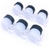 Namvo 6Pcs Ricambi per moto Serbatoio del freno universale Bottiglie di fluido anteriore Coppe dell'olio Cilindro principale del motociclo, testa obliqua