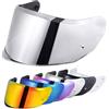 VCOROS Visiera Casco per FF808 Stream II,Visiera del casco Lente Antigraffio Flip up Lente,Protezione per Il Vento del Motociclo,Casco Parabrezza Moto Visiera a Lente Integrale (Argento cromato)