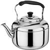 Generic Bollitore da tè a fischio, 3L/4L/5L/6L/7L/8L/9L/10L, in acciaio inox, grande capacità, per fornello a gas domestico, piano cottura a induzione, teiera universale per preparare caffè (6 L)