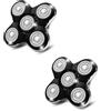LMTNNB Confezione da 2 testine di ricambio per rasoio Remington Balder RX5/XR7000/XR1500, 5 testine di ricambio per rasoio Remington. Testina di ricambio Balder Pro