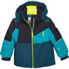 first instinct by killtec Bambini Giacca da sci/giacca funzionale con cappuccio e paraneve FISW 42 MNS SKI JCKT, petrol, 110/116, 43389-000