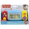 Fisher-Price Console Gira e Impara, videogioco finto per bambini ai primi passi, con luci, suoni e canzoni educative,giocattolo per bambini 9 - 36 Mesi, Edizione: Tedesco, HNL53