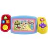 Fisher-Price Console Gira e Impara, videogioco finto per bambini ai primi passi, con luci, suoni e canzoni educative,giocattolo per bambini 9 - 36 Mesi, Edizione: Francese, HNL50