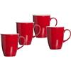 Ritzenhoff & Breker Doppio - Set di 4 tazze da caffè, colore: Rosso