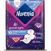ESSITY ITALY SpA Nuvenia Assorbenti Ultra Notte Ali - Confezione da 10 Pezzi, Protezione Notturna Affidabile