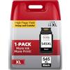 ZENOINK PG-545 XL Cartucce di ricambio per la stampante Canon Cartucce 545 nero per Canon Pixma TS3355 MX495 TR4550 TR4551 TS3350 MG2400 MG2500 MG2555 MG2555s MG3050 (545XL Nero)
