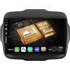 BXLIYER SXAUTO [6GB+128GB, Octa-Core] Android 14 IPS Autoradio Per Jeep Renegade (2015-2018) GPS Navigation - Senza fili CarPlay Android Auto - Camera + MIC - DAB Volante Bluetooth DSP WIFI - 2 Din 9 Pollici