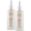 mellow NOIR XTREME Brightening Booster 2 x 30 ml, siero contro macchie di pigmento, riduce macchie scure, macchie di età e brufoli sul viso, cosmetici naturali vegani certificati