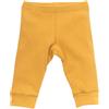 People Wear Organic Leggings in cotone bio a costine - col. giallo
