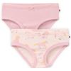 People Wear Organic Slip in cotone biologico Cavalli - set da 2 pz - col. rosa