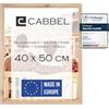 CABBEL Cornice 40x50 cm Naturale - Confezione da 1 | Cornice moderna per decorazione da parete | Perfetta per foto, poster e opere d'arte - Sostenibile ed elegante