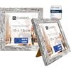 CABBEL confezione doppia (set di 2) cornice per foto 15x15 cm, betulla, robusta cornice in legno MDF, plexiglass
