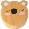 PARSA BEAUTY Nature Kids scatola porta oggetti in bambù certificato FSC® - Scatola con coperchio Koala per bambini - Perfetta per piccoli tesori come mollette e elastici per capelli