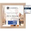 CABBEL Cornice 30x30 cm Naturale - Confezione da 1 | Cornice moderna per decorazione da parete | Ideale per foto, poster e opere d'arte - Elegante e versatile