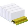 PATIKIL 4pz(1000pz Punti per Pacchetto Punti per Cucitrice Giallo | 26/6 Standard 1/4 Pollici Lunghezza, Punti Metallici, Senza Inceppamento, per Casa Ufficio Fornitura