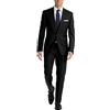 Calvin Klein Slim Fit Pantaloni Eleganti, Nero, 44W x 30L Uomo
