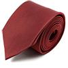 BRERA 67 Cravatta Uomo Bordeaux Elegante in Seta | Cravattino per Completo 150x7 | Cravatte Slim per Vestito da Cerimonia e per Abiti da Lavoro