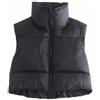 Generic Gilet Smanicato da Donna，Gilet Lungo con Cappuccio Antivento Giacca Senza Maniche Piumino Cappotto Ultraleggeri Cappotto Invernale con Cappuccio Giubbotto con Zip Donna per Le Mezze Stagioni