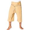 PANASIAM Fischerhose Stripe-Design 3/4, Beige, XL