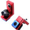 Lxoraziy 2 Pezzi Mitre Track Stop, 30 Tipo Localizzatore di Scivolo Connettore di Supporto, Lega di Alluminio T-Track Stop Tool, Localizzatore di Scivolo, per la Lavorazione del Legn