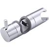 KES Staffa per Supporto Doccia Asta Ricambi Doccia Regolabile Ricambio Supporto Doccetta Scorrevole per Asta Doccia Supporto Doccino 20-22mm Finitura Cromata, PB10S22-CH