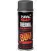 INRAL Vernice Spray per Alte Temperature - Fino a +800°C - per Forni, Termosifoni, Griglie e Scarichi - Senza Cromo, Multi-Superficie, Uso Interno ed Esterno - 400 ml