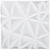 VEVOR Pannelli da Parete 3D, 33 Pezzi 300 x 300 x 25,1 mm 2,97 m², Piastrelle Artistiche da Parete Diamante Stile Moderne, Pannello per Soffitto Sala, Decorazione Interni, Bianco Opaco