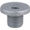 KS TOOLS Tornillo de drenaje de aceite, Torx, T45 mm, M14x1,5x10,5 mm, paquete de 25