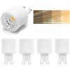 I-SHUNFA Lampada LED G9 luce bianca calda 3000 K dimmerabile 3W Sostituisce la lampada alogena 30W, lampadina a led g9 faretto 38° angolo di fascio AC 230V per faretto, spot da soffitto (confezione da 5)