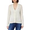 Tommy Hilfiger Cardigan Donna Soft Wool con Chiusura con Bottoni, Bianco (Ecru), S