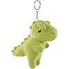 Kögler Winfried Koegler- Dinosaurier Kögler 11222-Dinosauro Verde Chiaro di Peluche in Maglia, Alto Circa 13 cm, per Il Portachiavi, la Cartella o Come Portafortuna, Multicolore, 11222
